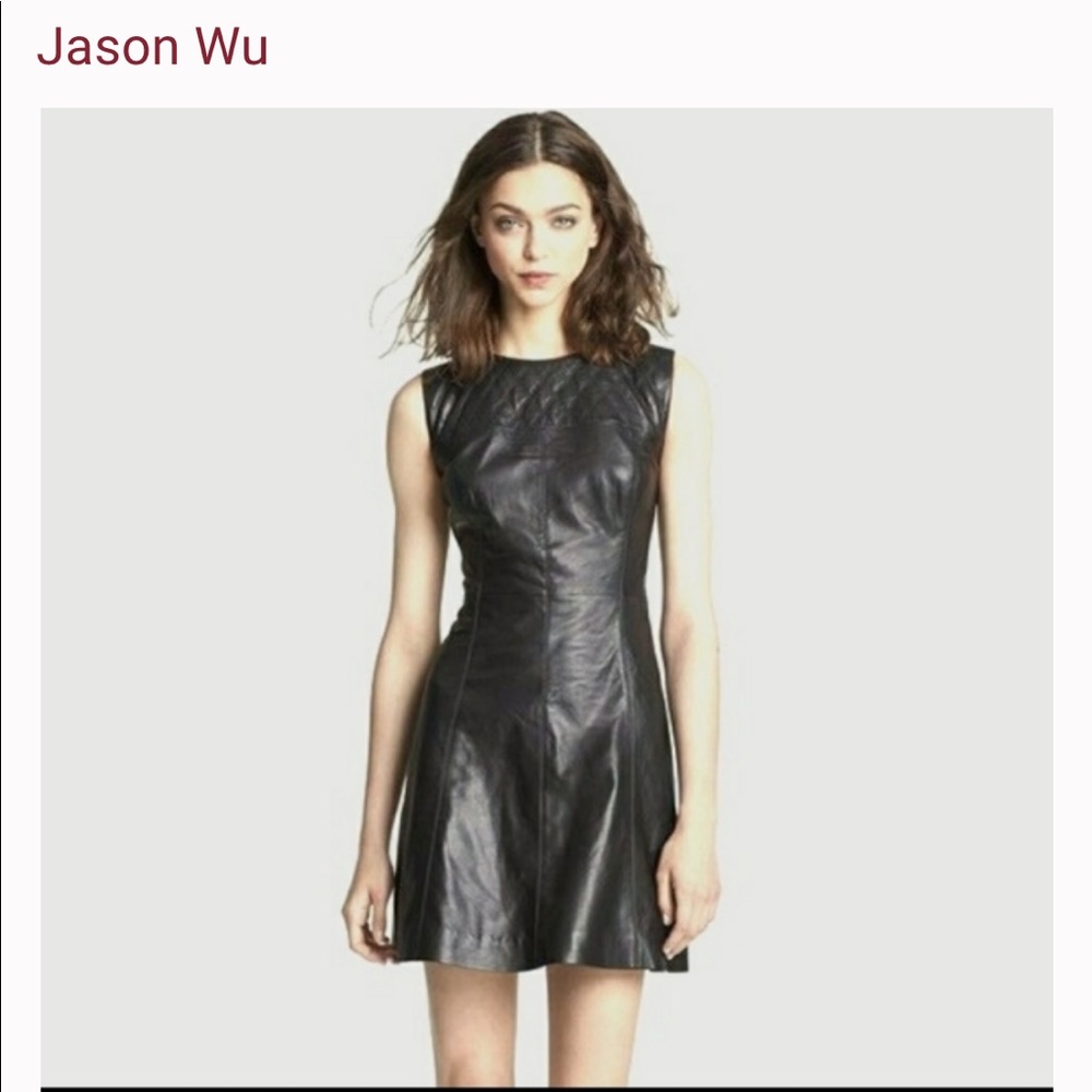 Miss Wu 100% leather dress